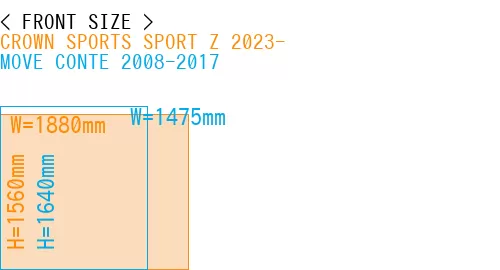 #CROWN SPORTS SPORT Z 2023- + MOVE CONTE 2008-2017